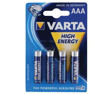 Varta high energy  AAA - 4st